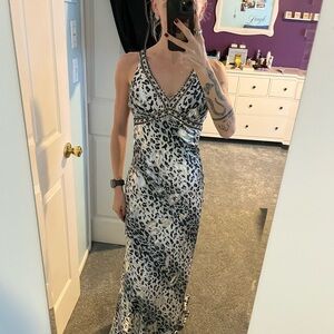 Leopard Print Prom Dress